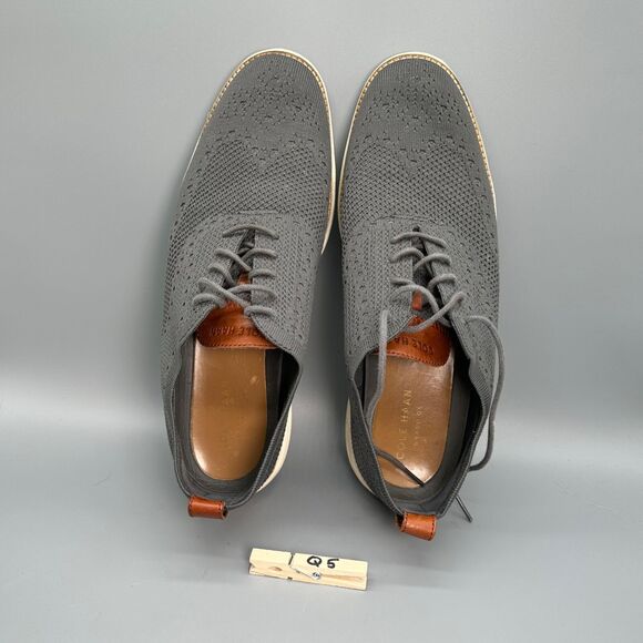 Cole Haan Original Grand Oxford Mens Size 11 Gray Round Toe Dress Shoe Sneakers main image 5